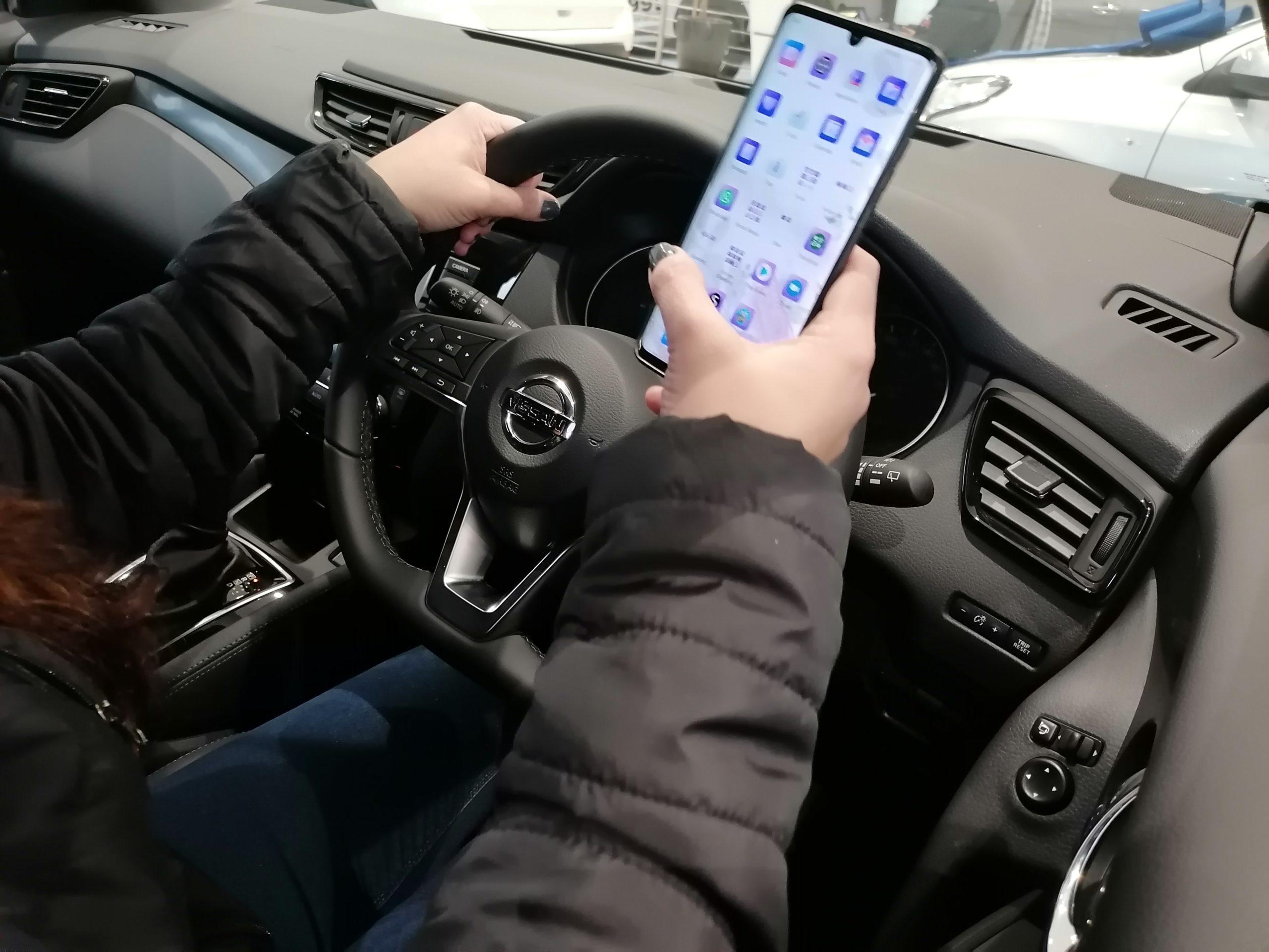Driving While Distracted texting
