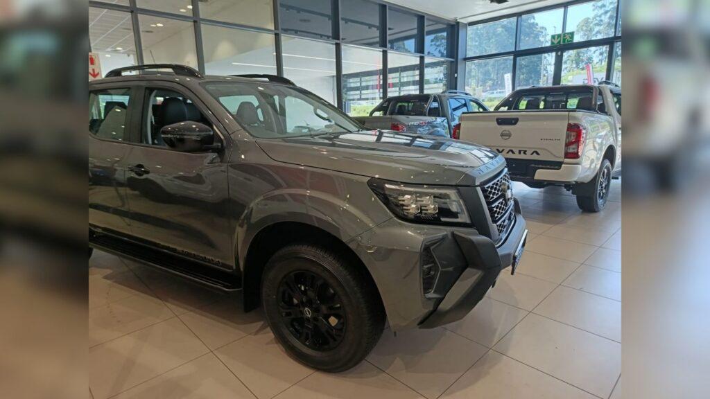 Grey Nissan Navara